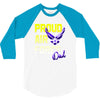 proud air force dad 3/4 Sleeve Shirt