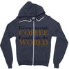 given enough coffee Zipper Hoodie