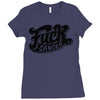 fuck cancer (2) Ladies Fitted T-Shirt