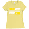 same shirt different day Ladies Fitted T-Shirt