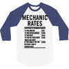 mechanic labour rates 3/4 Sleeve Shirt