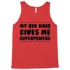 red head hair Tank Top