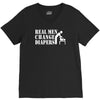 real men change diapers V-Neck Tee