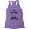 proud name 2018 senior Racerback Tank