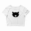 animal black Crop Top