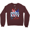 navy dad Crewneck Sweatshirt