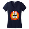 too hip to hop   bunny easter Women's V-Neck T-Shirt