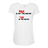 yes is the answer Maternity Scoop Neck T-shirt