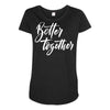 better together 3 Maternity Scoop Neck T-shirt