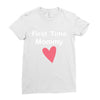 first time mommy Ladies Fitted T-Shirt