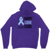 hope love cure stomach cancer awareness Unisex Hoodie