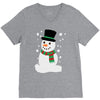 christmas snowman V-Neck Tee