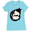 more hugs less fights Ladies Fitted T-Shirt