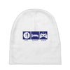 eat,sleep,game Baby Beanies