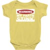 warning my farts Baby Onesie