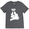 cartoon hands holding diamond V-Neck Tee
