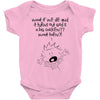 what if we die Baby Bodysuit