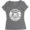 death before decaf coffee Women's Triblend Scoop T-shirt