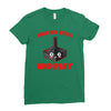 gaming hold and play Ladies Fitted T-Shirt