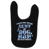 i have two tıtles aunt and dogmom an i rock them both flowers Baby Bibs
