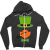 DABBİNG LEPRECHAUN Zipper Hoodie