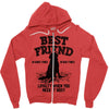 Best Friend Golden Zipper Hoodie