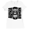 aloha hawaii Ladies Fitted T-Shirt