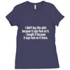 i didnt buy this shirt because it says fuck on it i bought it because Ladies Fitted T-Shirt