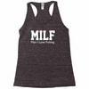 milf man i love fishing funny porn fisherman cool Racerback Tank