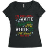 i'm dreaming of a white christms but if the white runs out i'll drink Women's Triblend Scoop T-shirt