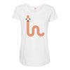 cacing bae senyum Maternity Scoop Neck T-shirt