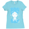 sad boy Ladies Fitted T-Shirt