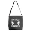 dont shoot Adjustable Strap Totes