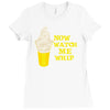 now watch me whip Ladies Fitted T-Shirt
