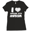 i love someone with autism Ladies Fitted T-Shirt