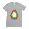 Totoro Retro Ladies Fitted T-Shirt