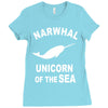 narwhals Ladies Fitted T-Shirt