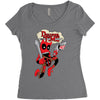 deadpool time Women's Triblend Scoop T-shirt