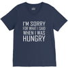 hungry apology V-Neck Tee