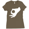 finger symbol Ladies Fitted T-Shirt
