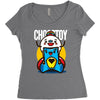 pems Women's Triblend Scoop T-shirt