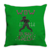 i am really gay Throw Pillow
