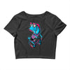 dog biker Crop Top