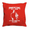 frankenstein's day care Throw Pillow