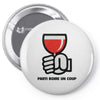 party a drink Pin-back button