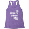 rooting for everybody t shirt. Racerback Tank