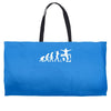dj evolution funny music mixing djing disk jockey turntable Weekender Totes