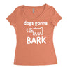 the janoskians dogs gonna bark Women's Triblend Scoop T-shirt