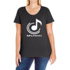 music3 Ladies Curvy T-Shirt
