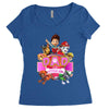 paw patrol birthday girl dad Women's Triblend Scoop T-shirt